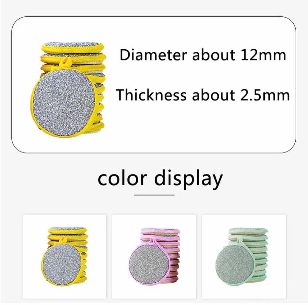 Double Sided Dishwashing Sponge, Pan Pot Dish Wash Sponge, Tableware Dish Washing Brush Double Sided Dishwashing Sponge, Pan Pot Dish Wash Sponge, Tableware Dish Washing Brush